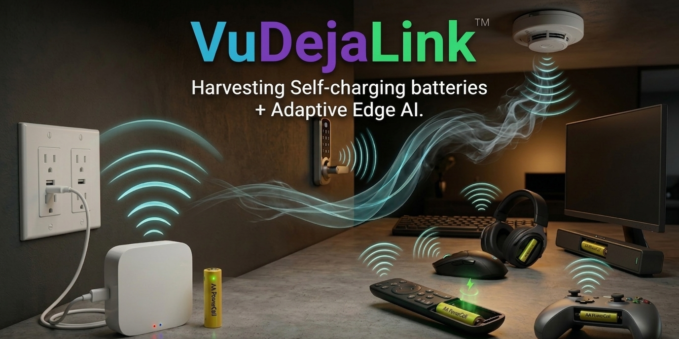 VuDejaLink wireless power infrastructure overview